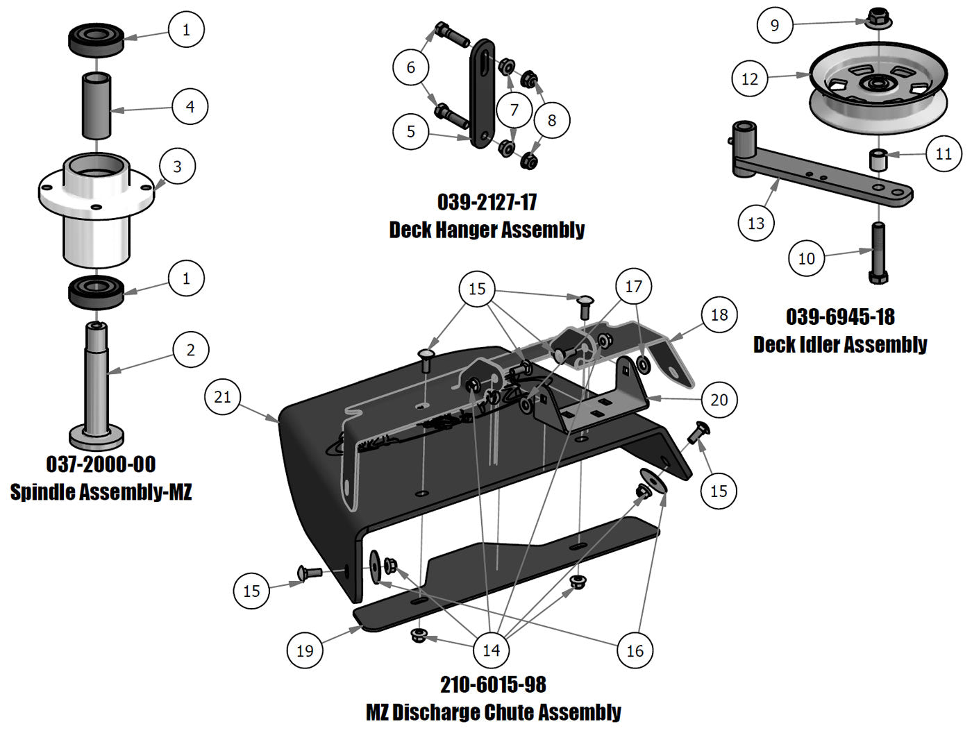 Deck Sub-Assemblies