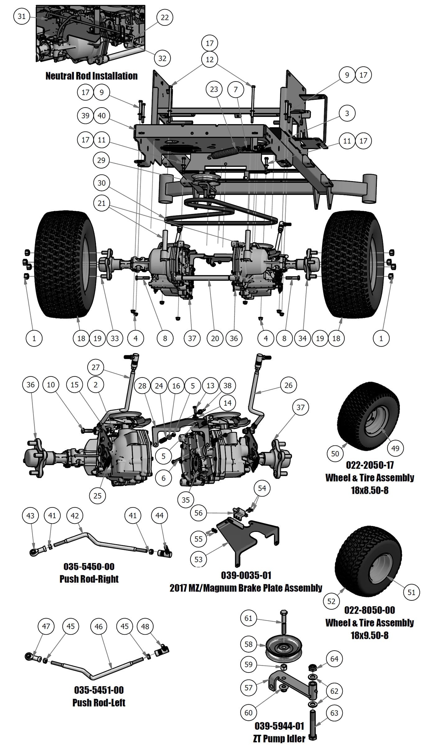 Transaxle & Wheels