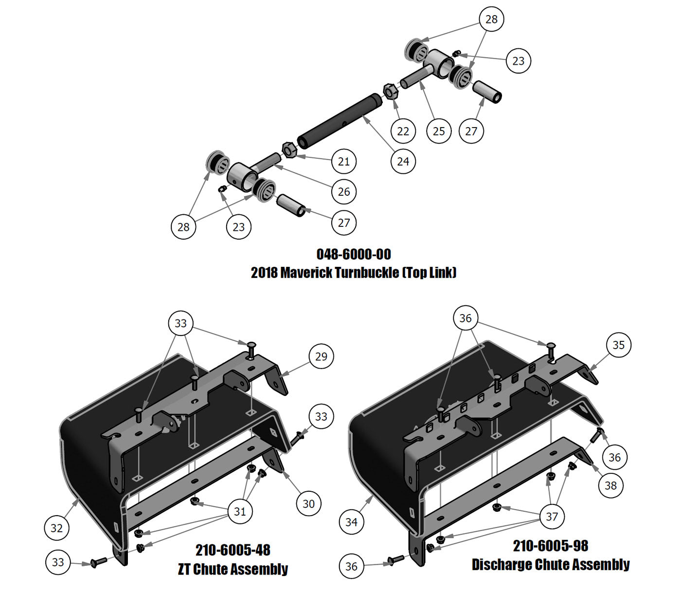 Turnbuckle & Chute Assembly