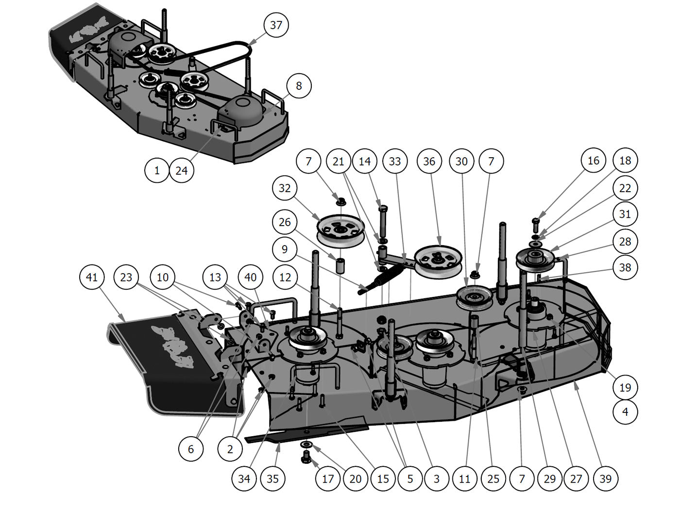 48" Deck Assembly