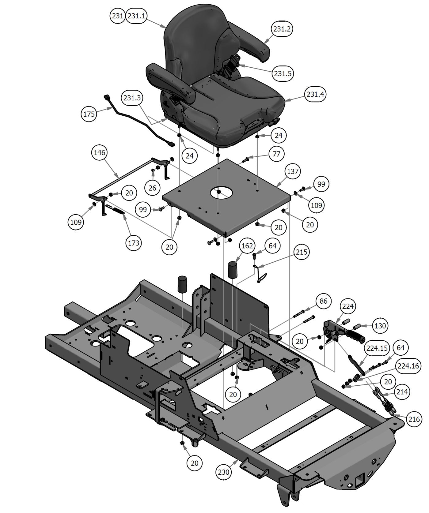 Seat & Brake