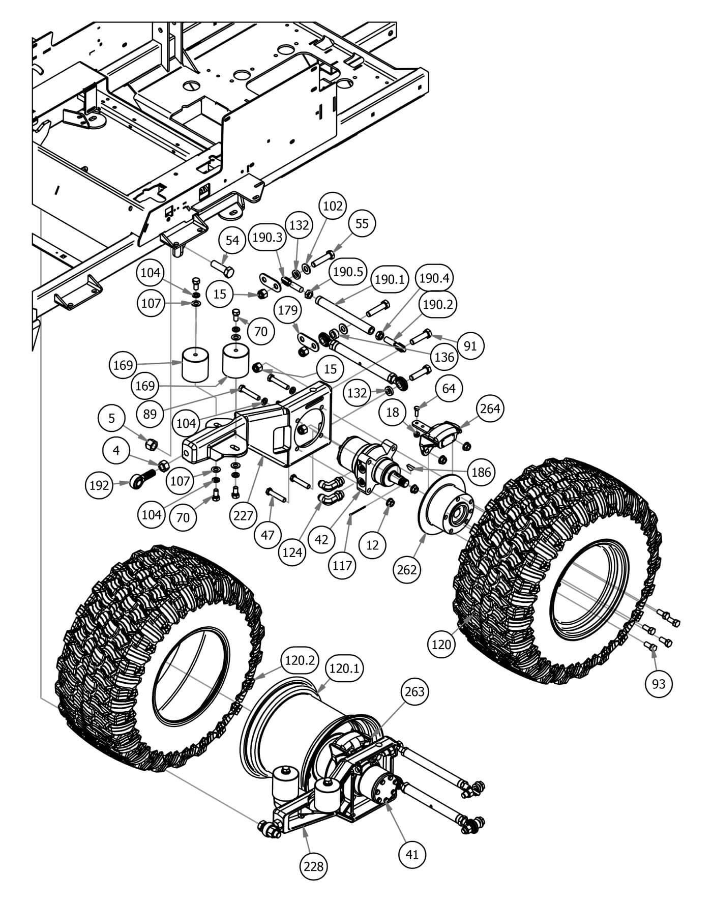 Rear Swing Arms