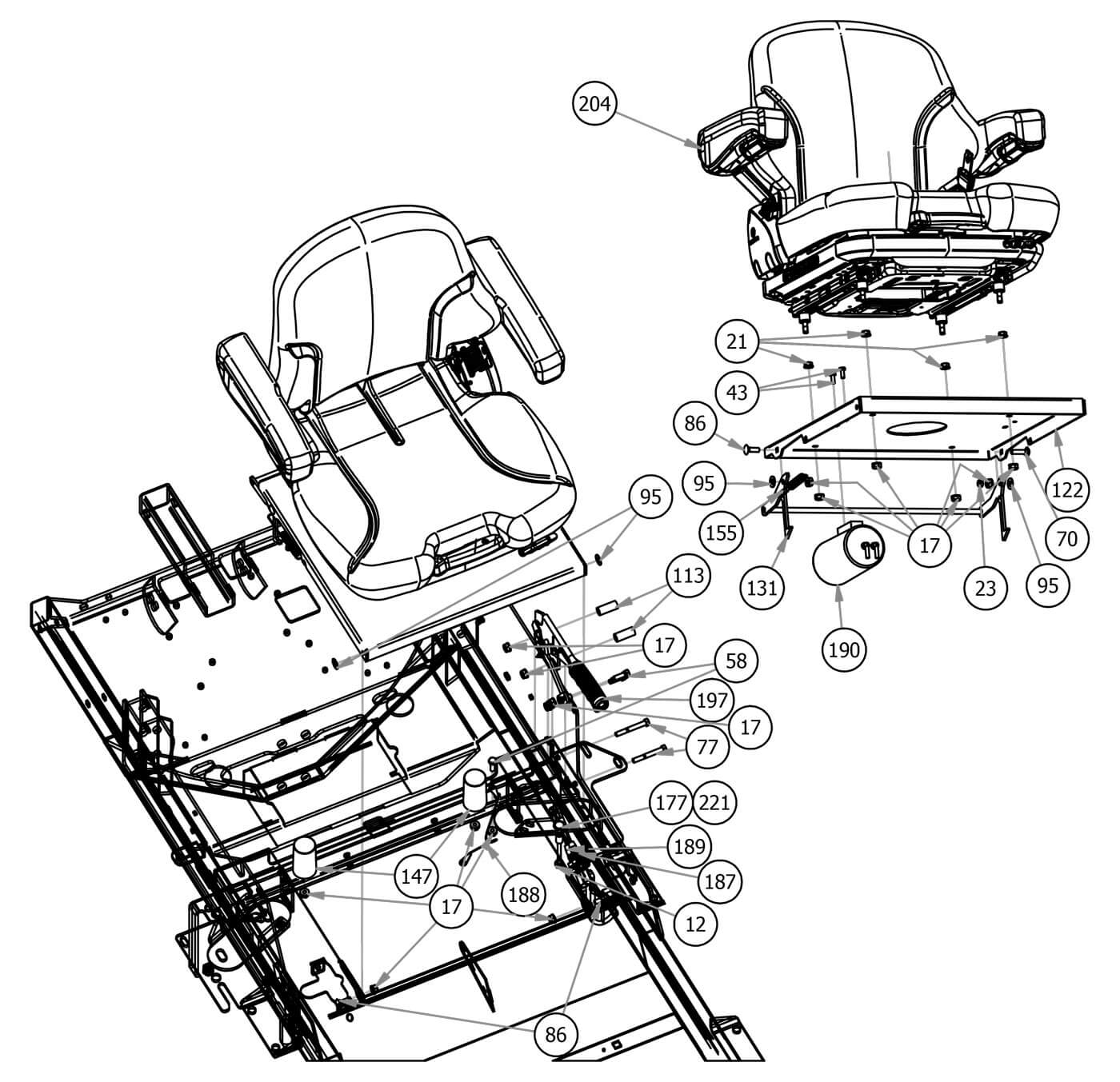 Seat & Brake