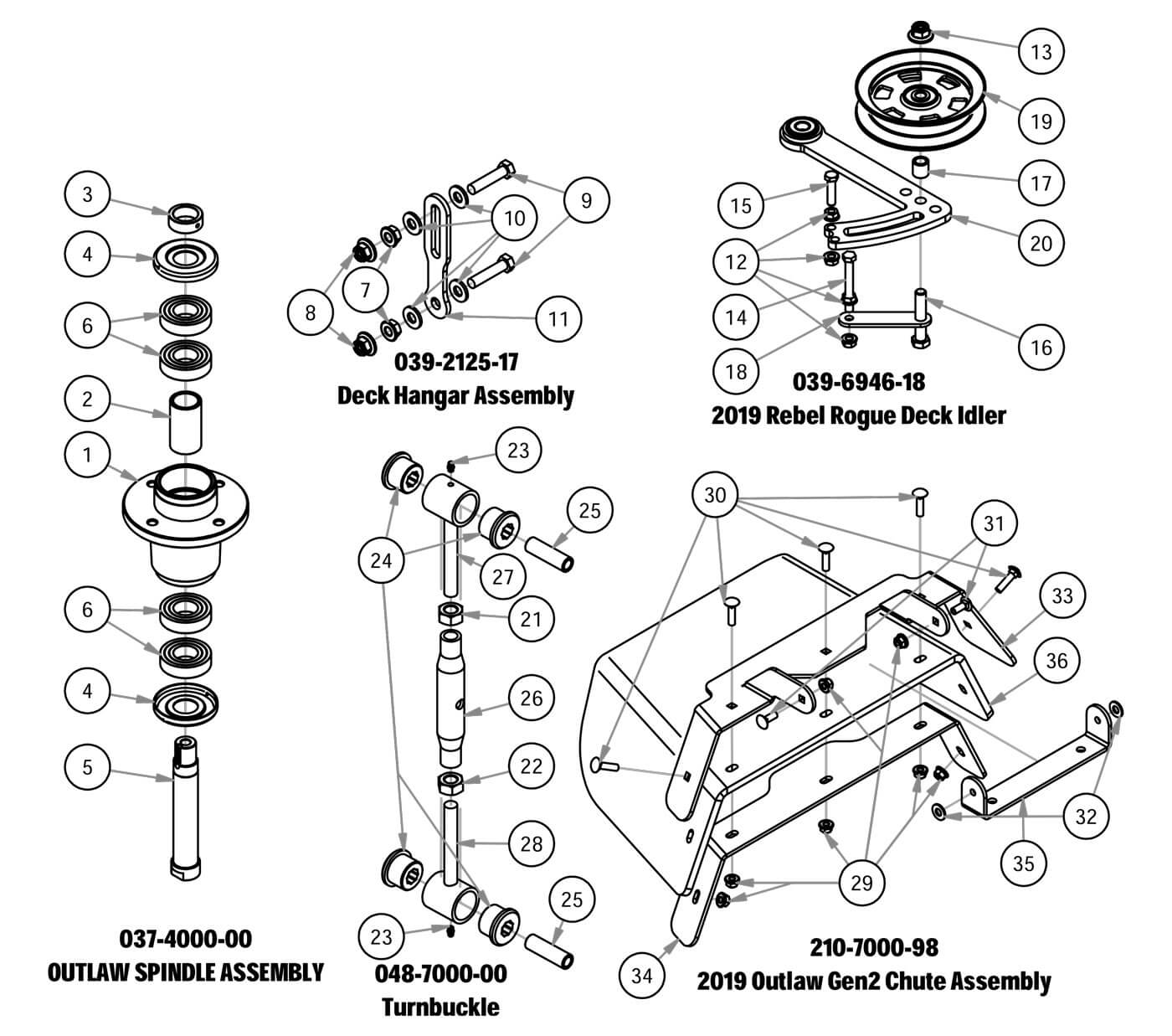 Deck Sub-Assemblies