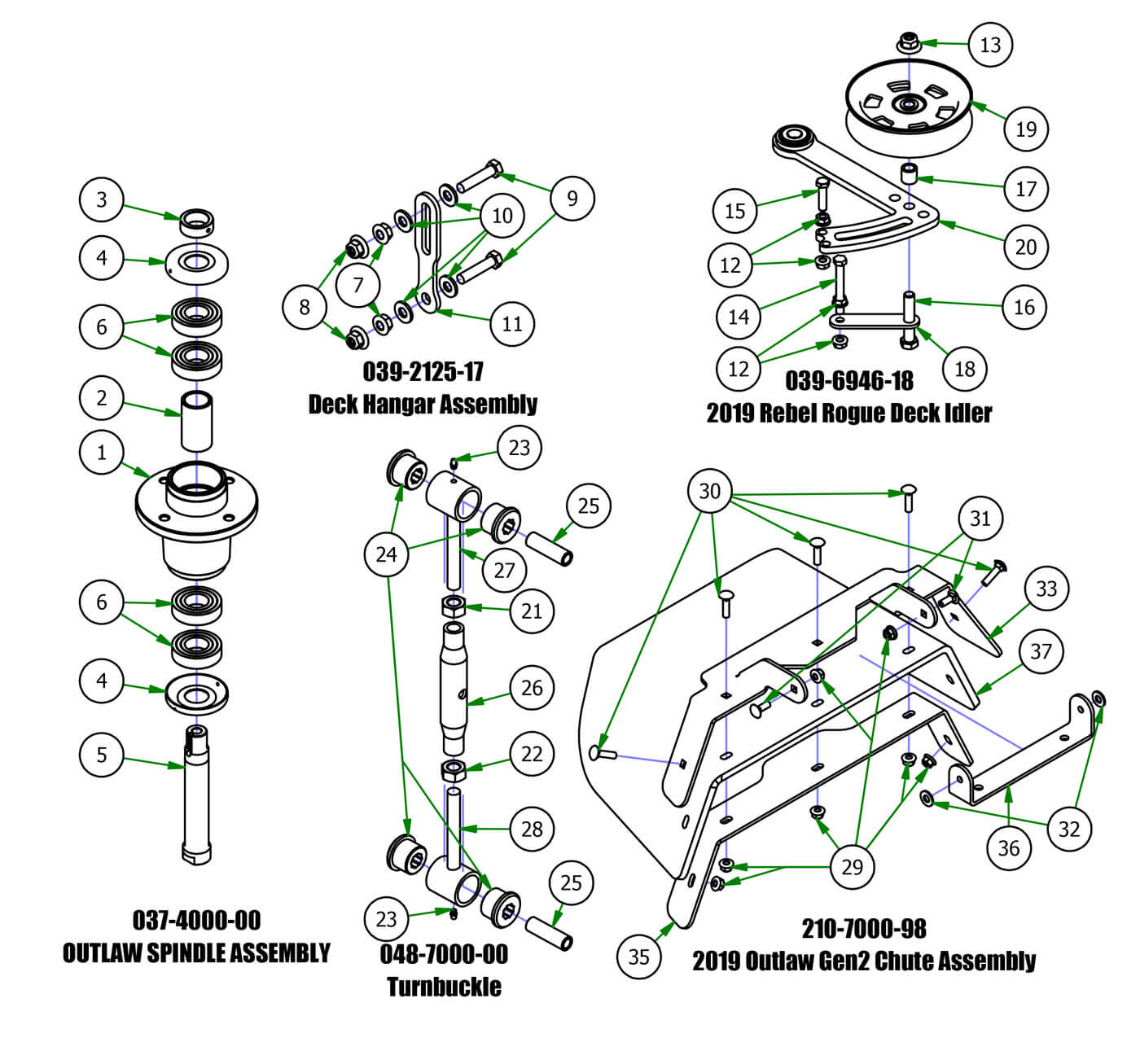 Deck Sub Assemblies
