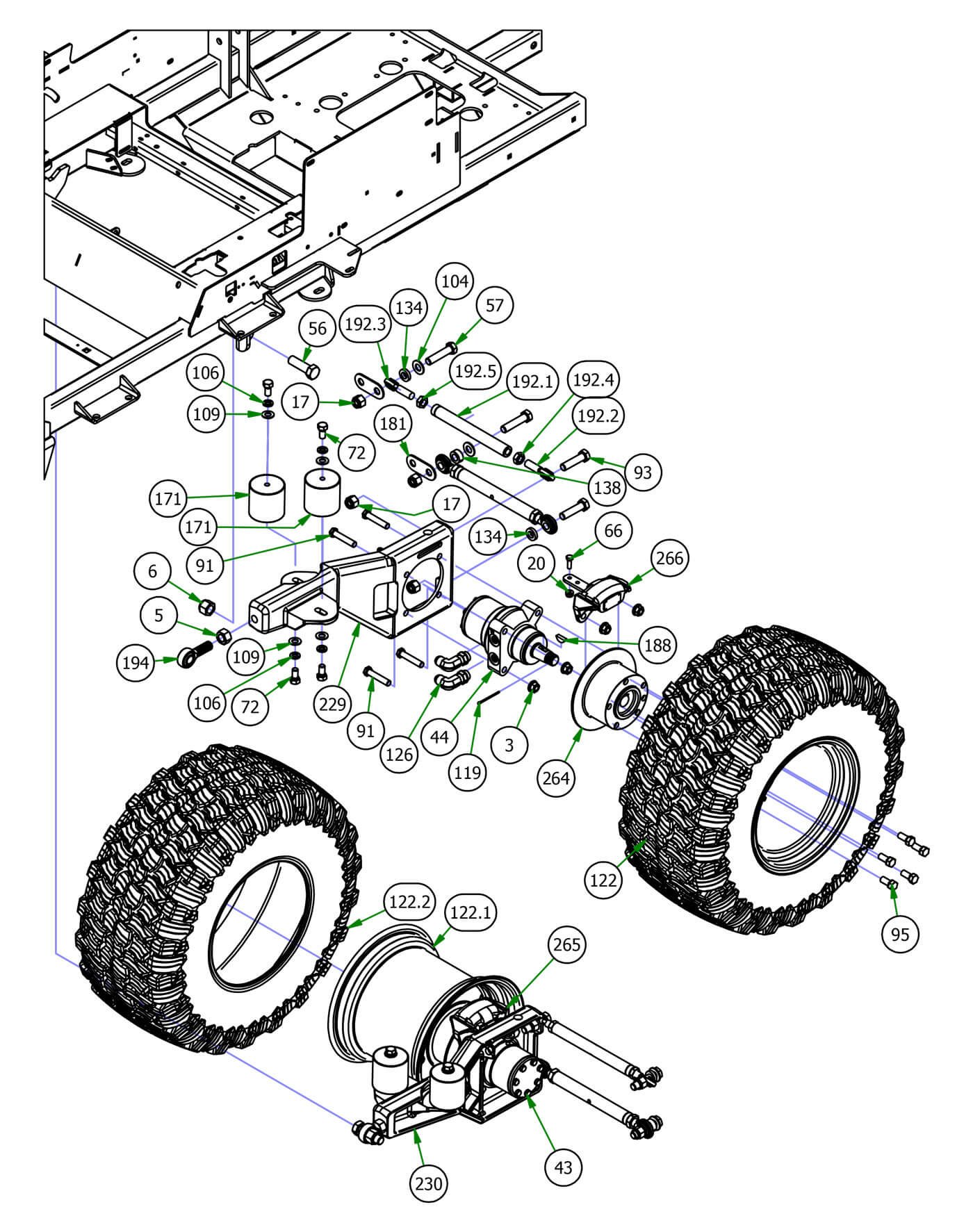 Rear Swing Arms