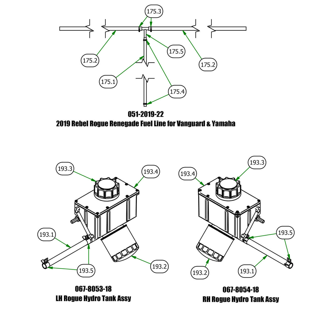 Tank - Fuel Line & Hydro Tank