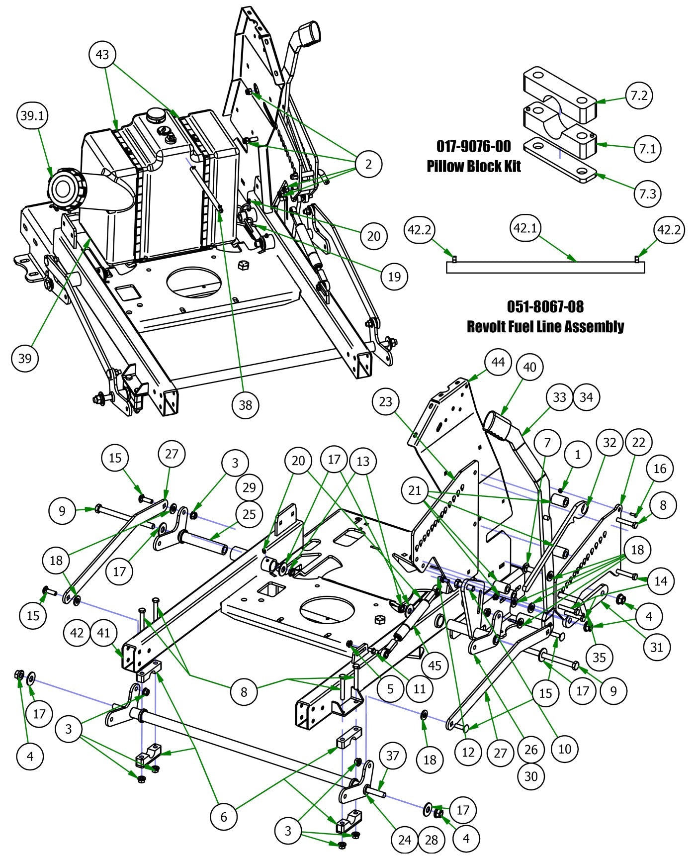 Deck Height Lever