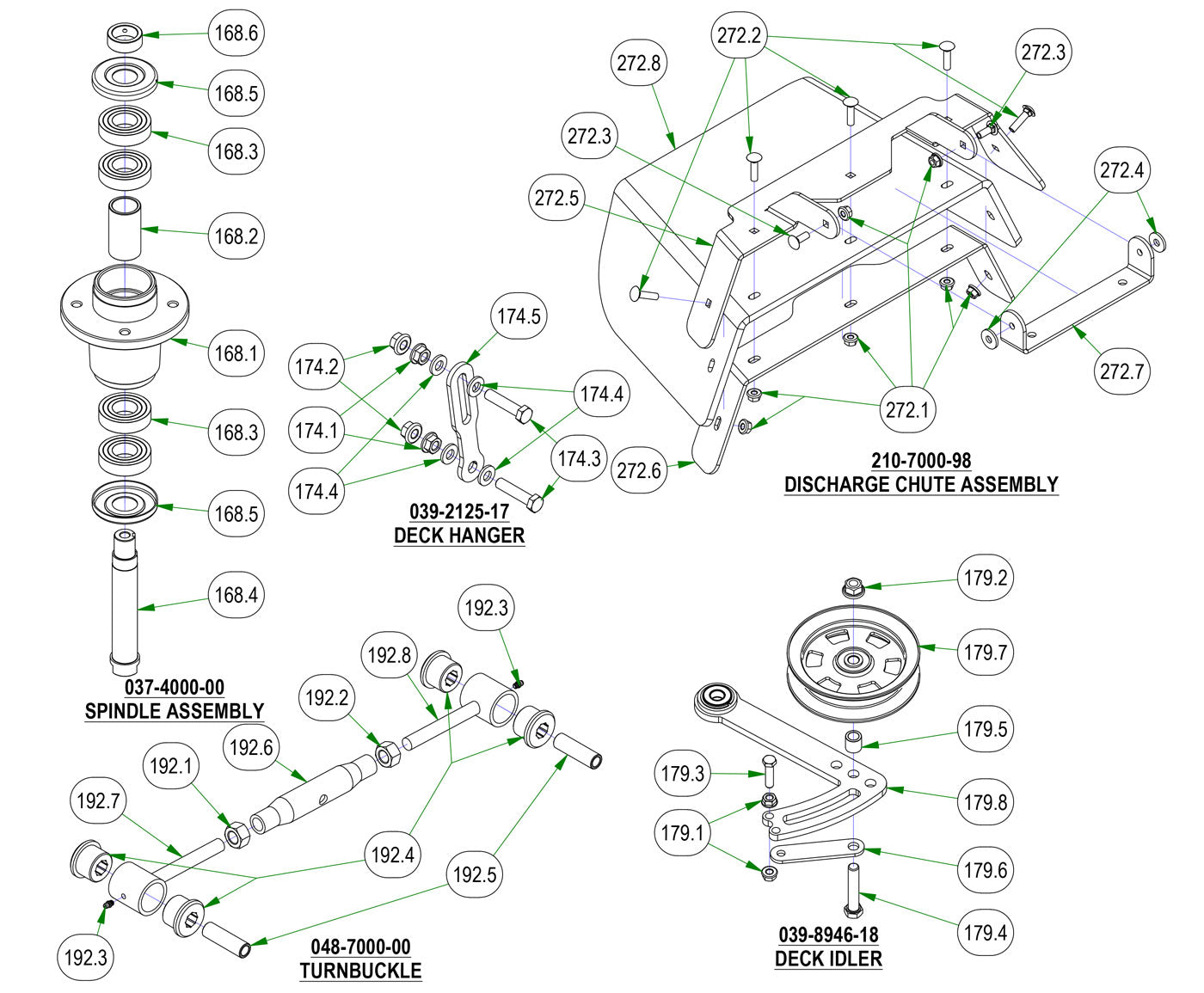 Deck Sub Assemblies