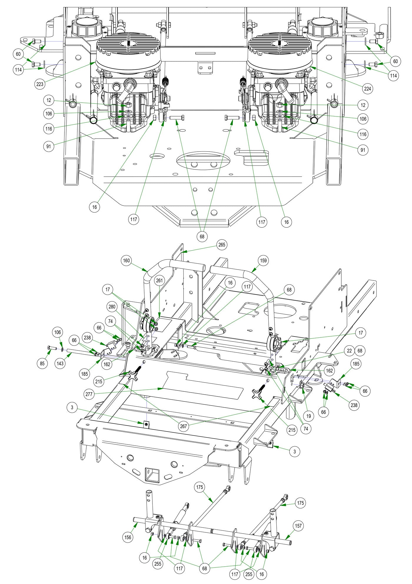 Drive Arms Assembly