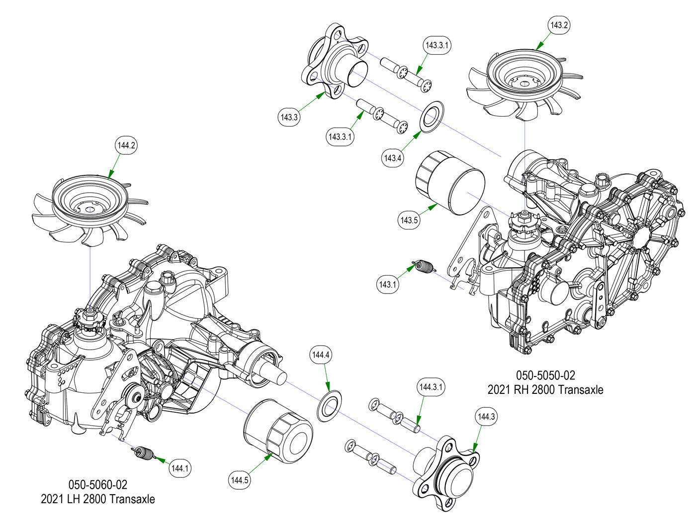 Transaxle Sub Assemblies