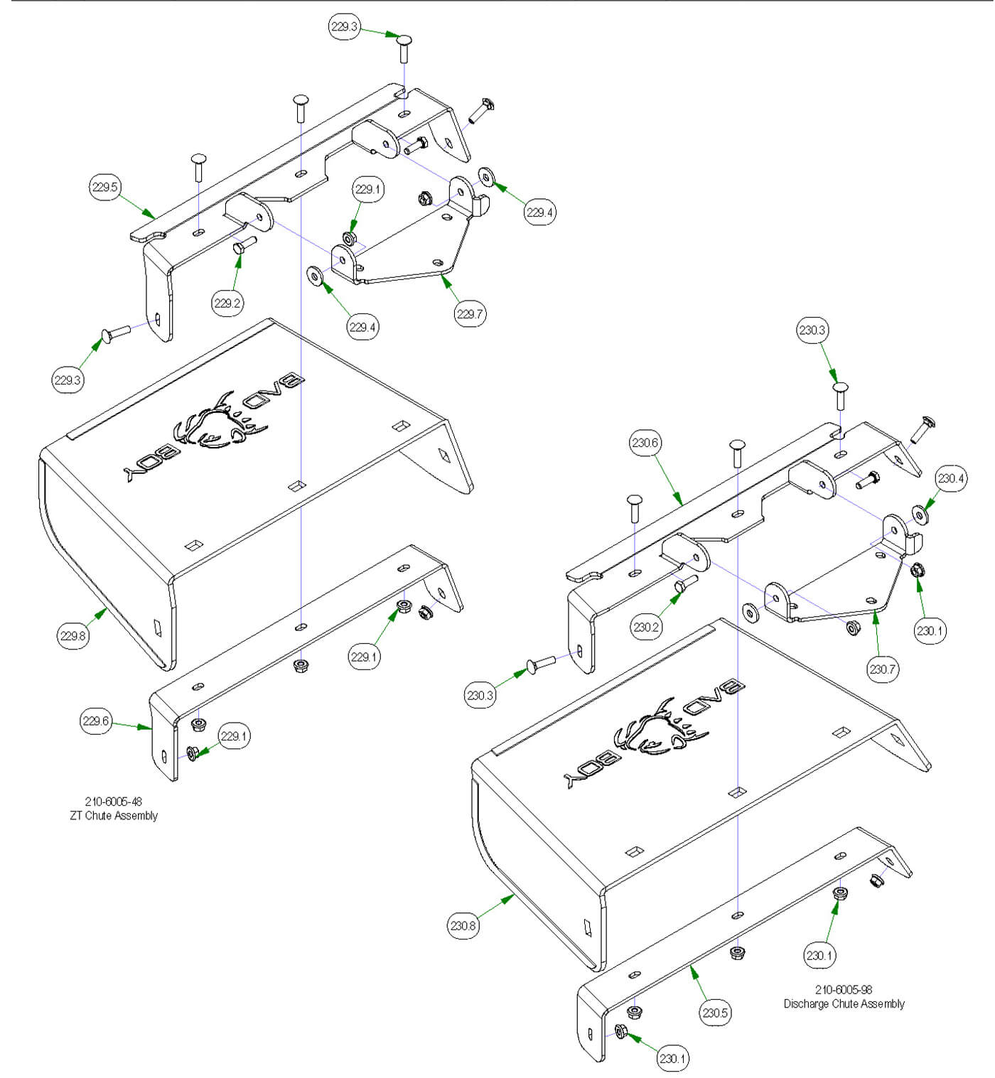 Chute Assemblies