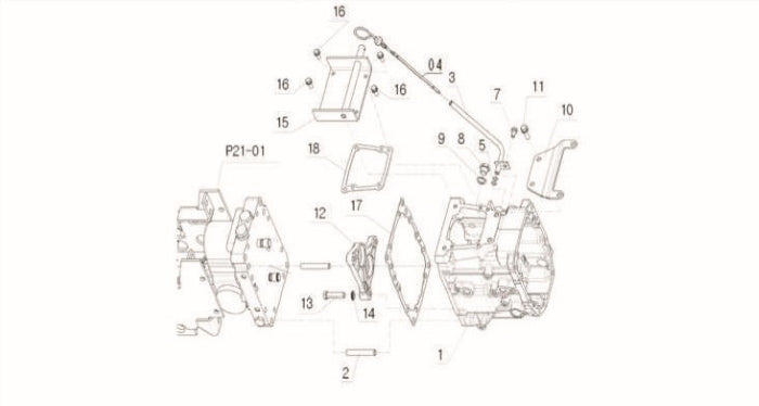Transmission Case 2024H Only