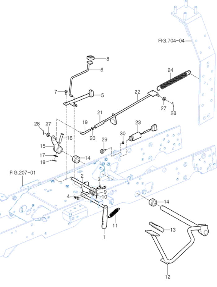 Brake Pedal and Linkage