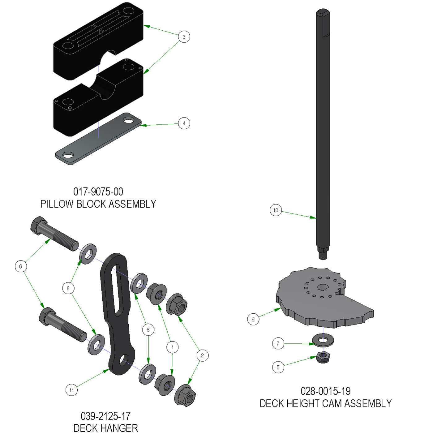 Pillow Block, Deck Hanger etc.