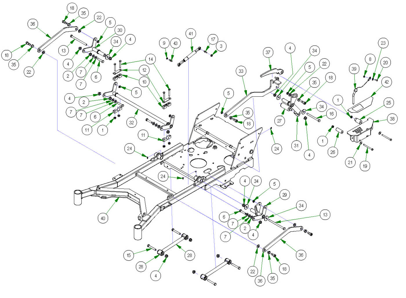 Deck Height Linkage
