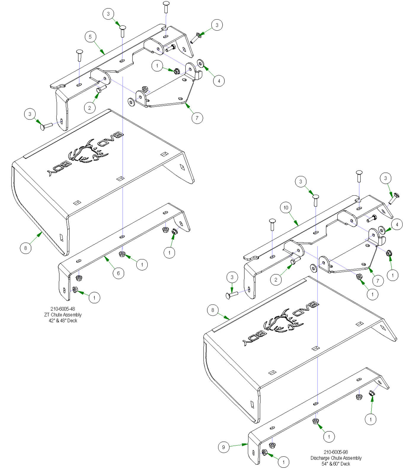 Chute Assemblies