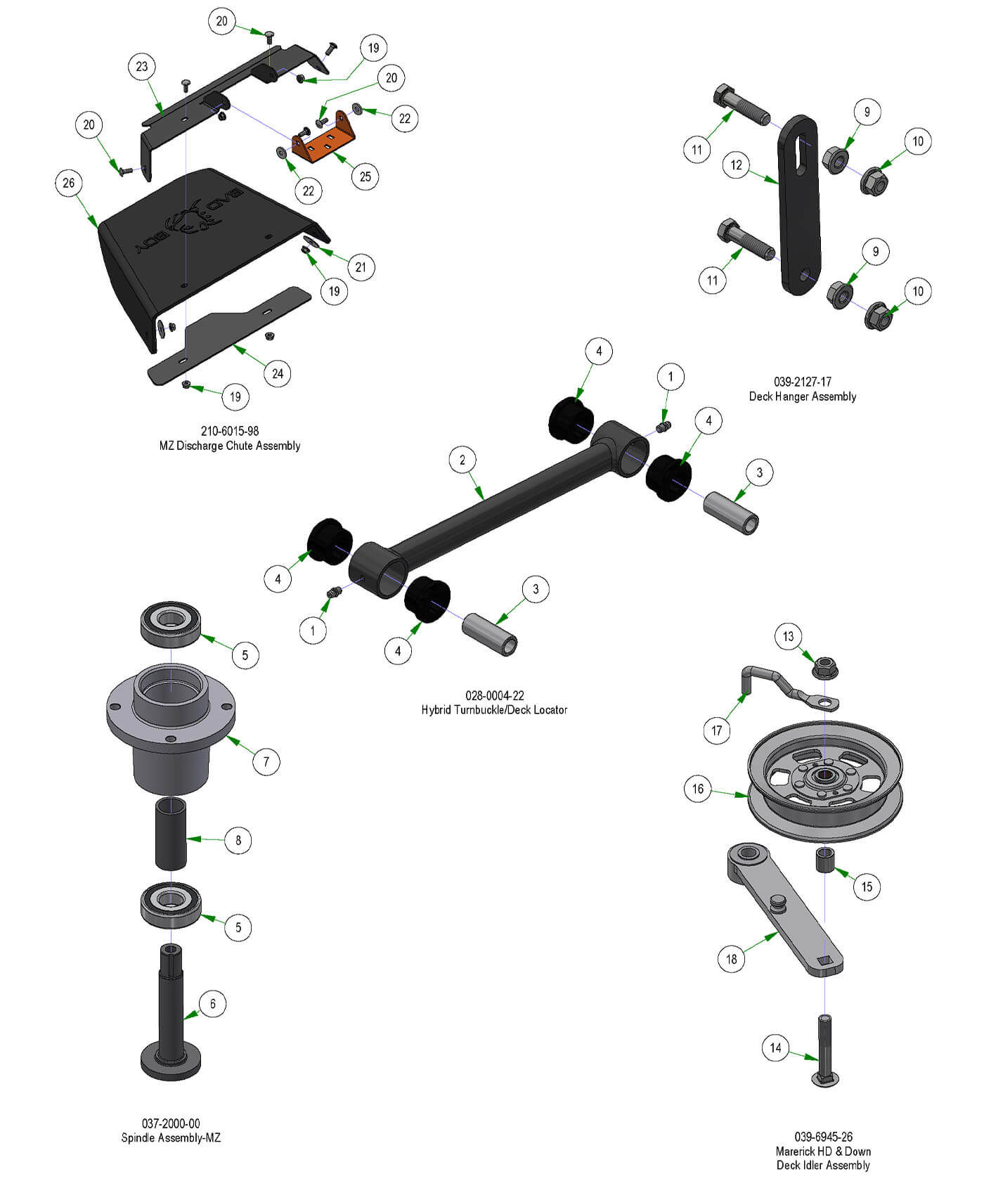Deck Subassemblies