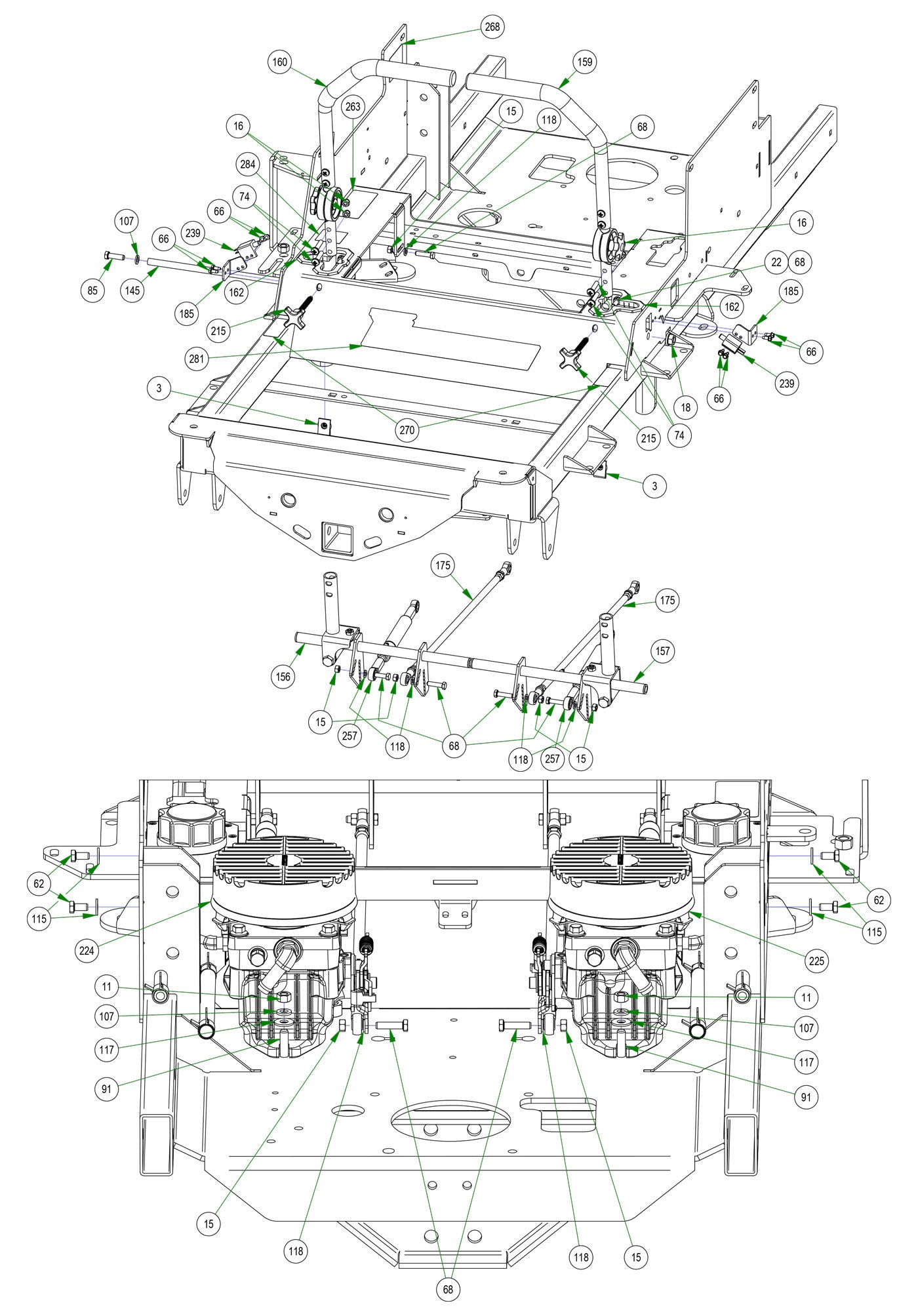 Drive Arms Assembly