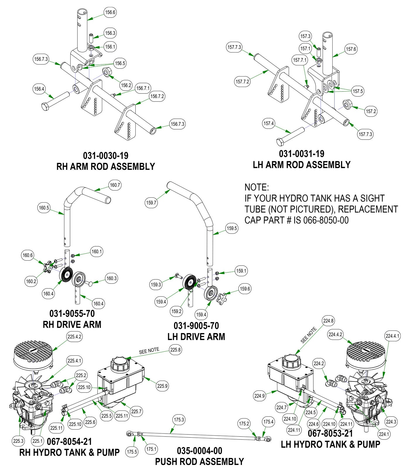 Drive Arm Subassemblies