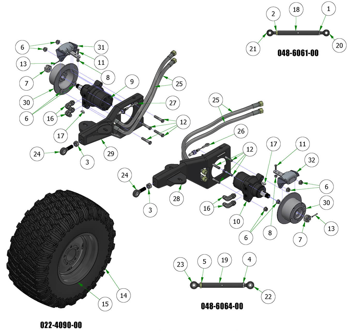 Rear Suspension Subassemblies