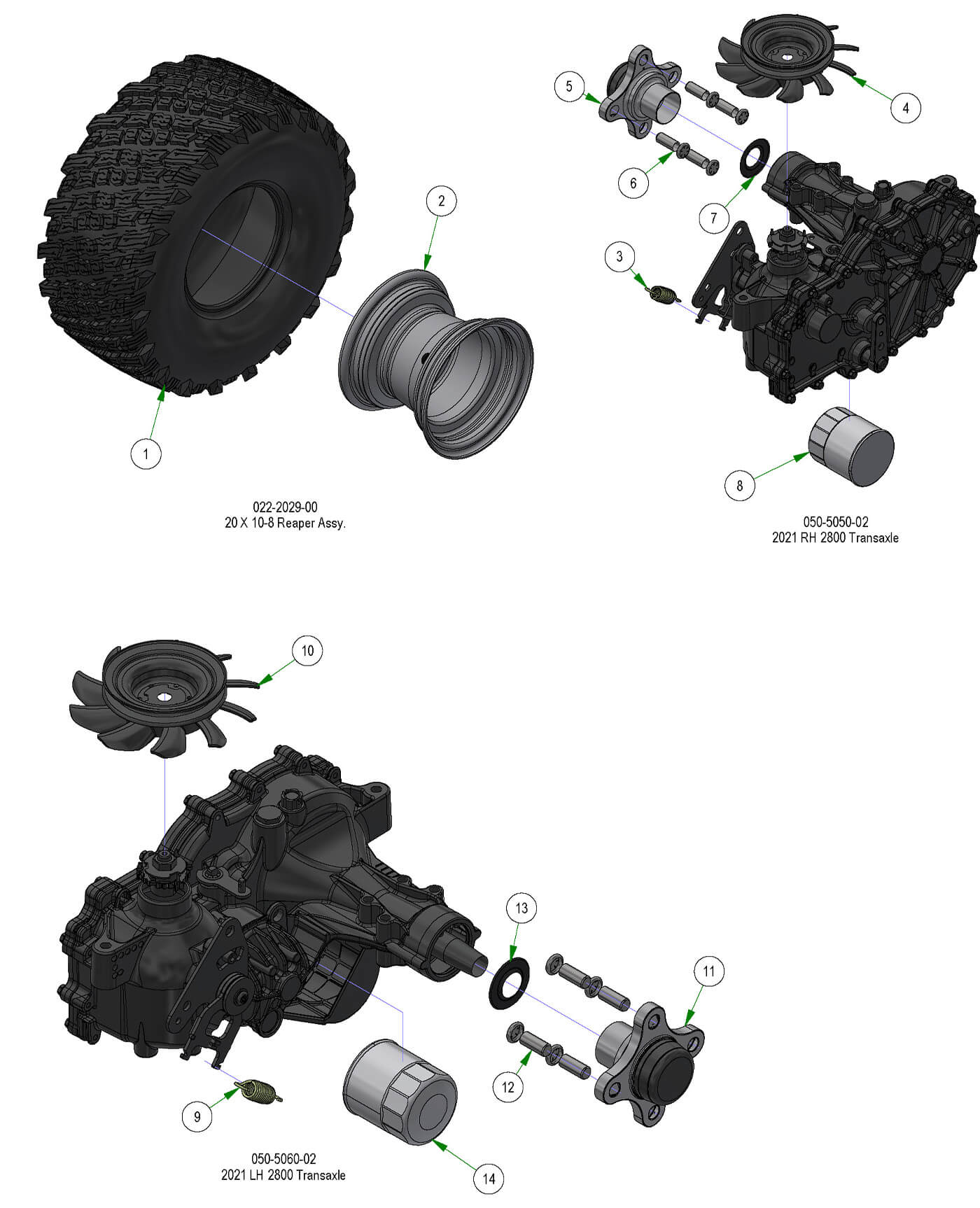 Transaxle Subassemblies