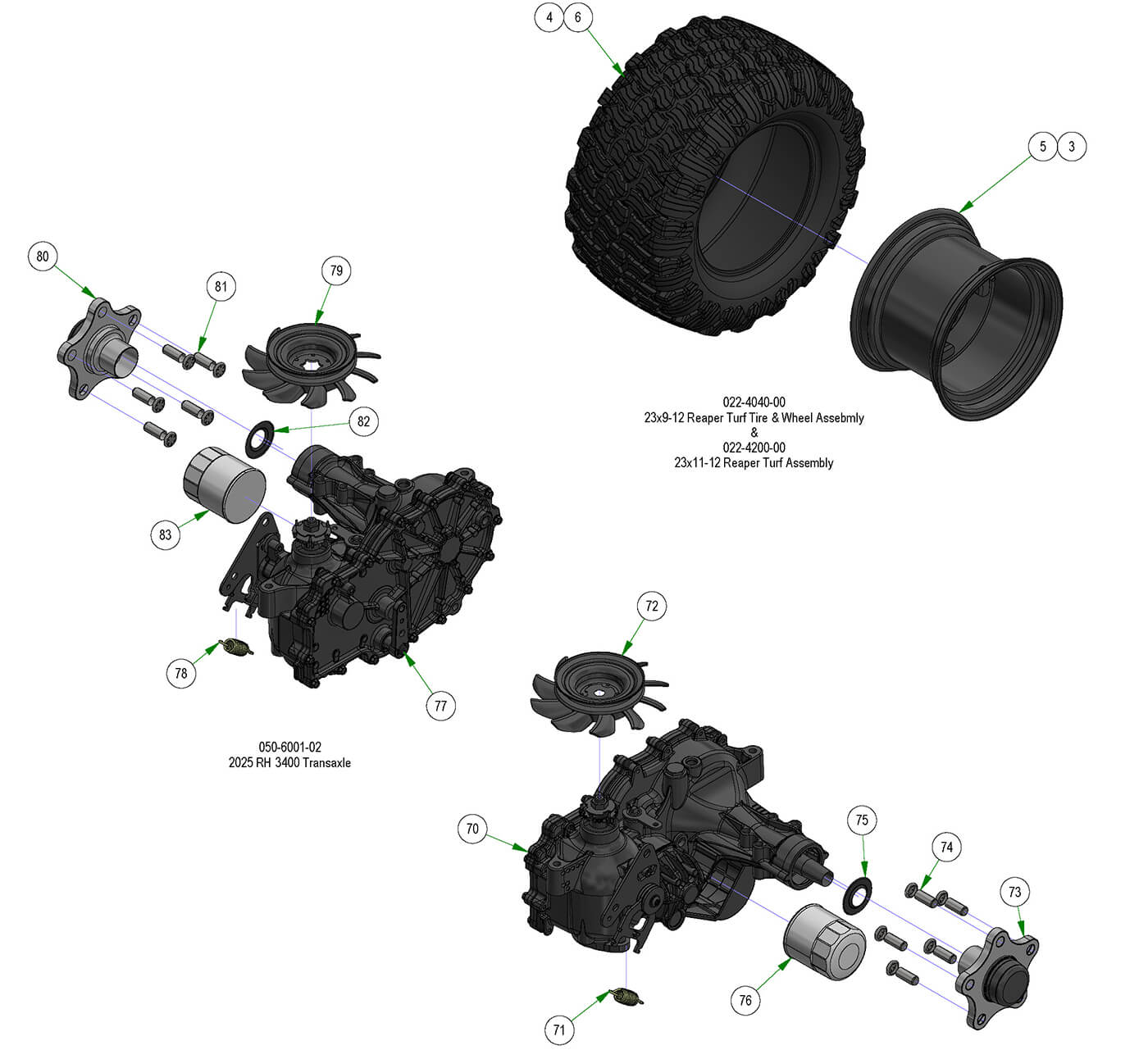 Wheel Subassemblies