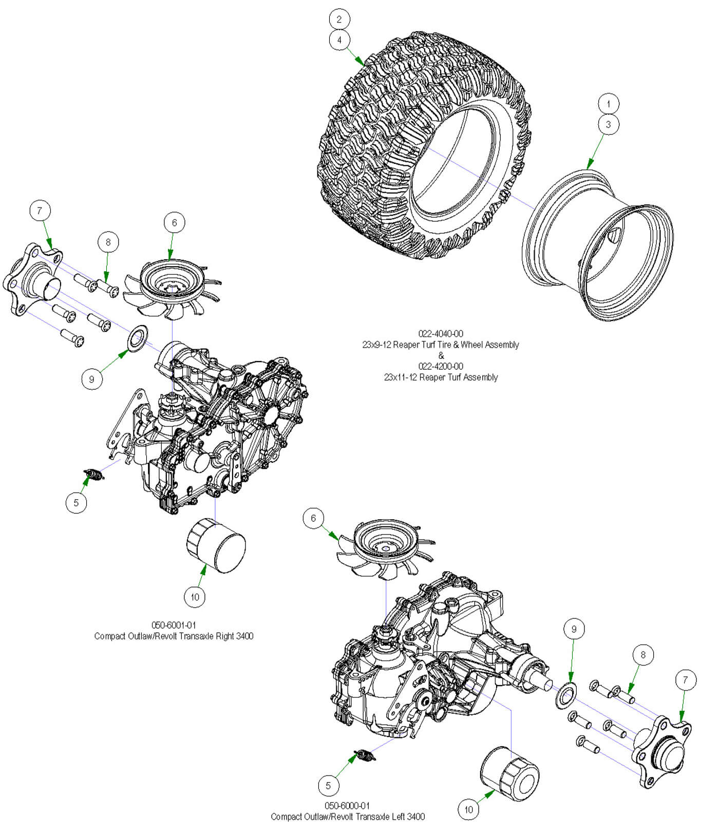 Wheel Subassemblies