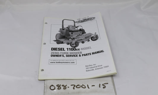 2015 1100 cc Diesel Owner's