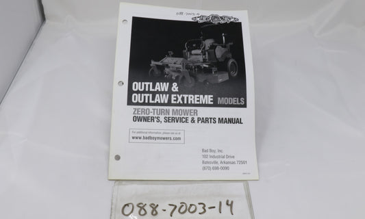 2014 Outlaw Owner's Manual