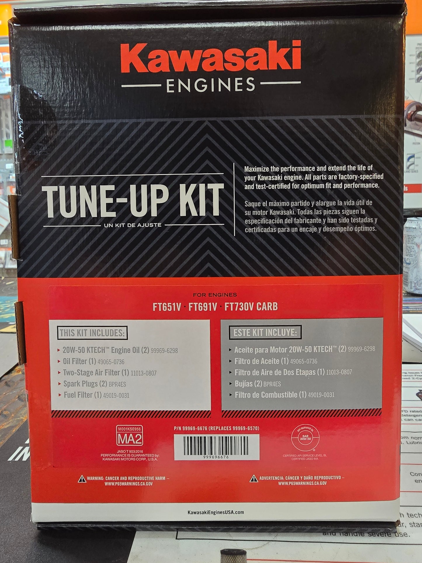 Kawasaki Tune-Up Kit for FT651V, FT691V & FT730V Carb Engines