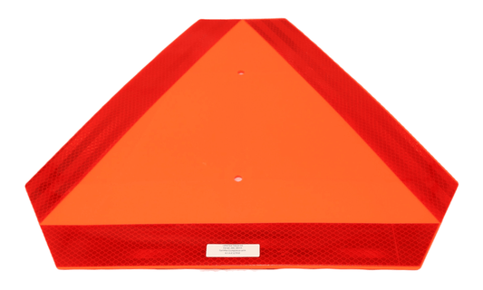 Slow Moving Vehicle Plastic Emblem