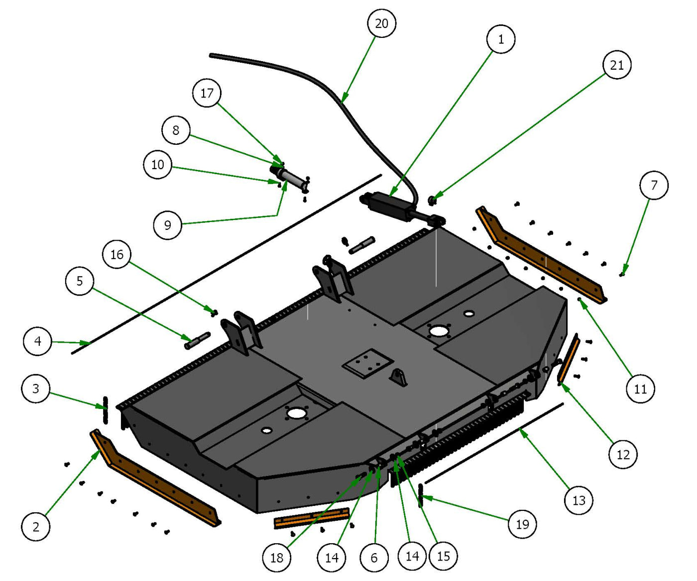 10' Cutter Parts