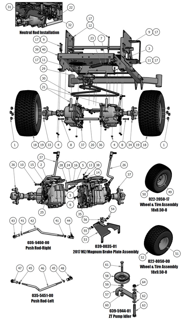 Transaxle & Wheels