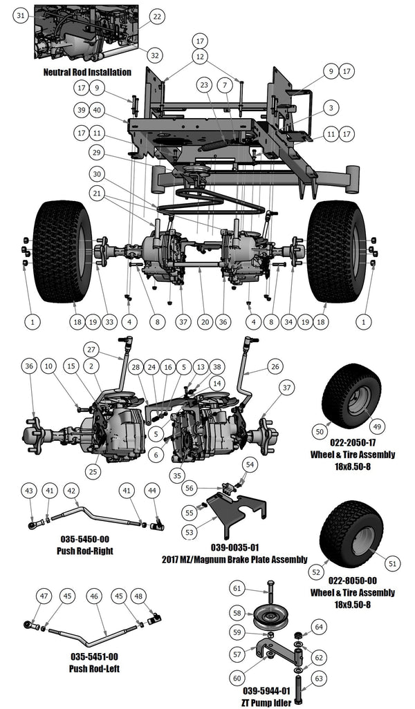 Transaxle & Wheels