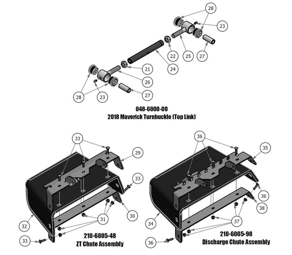 Turnbuckle & Chute Assembly