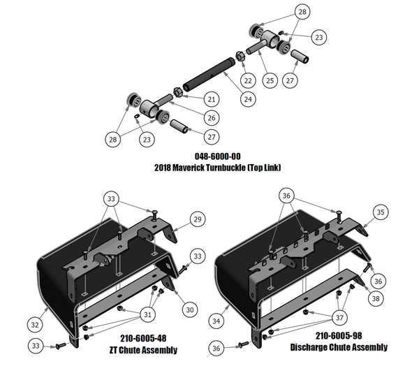 Turnbuckle & Chute Assembly