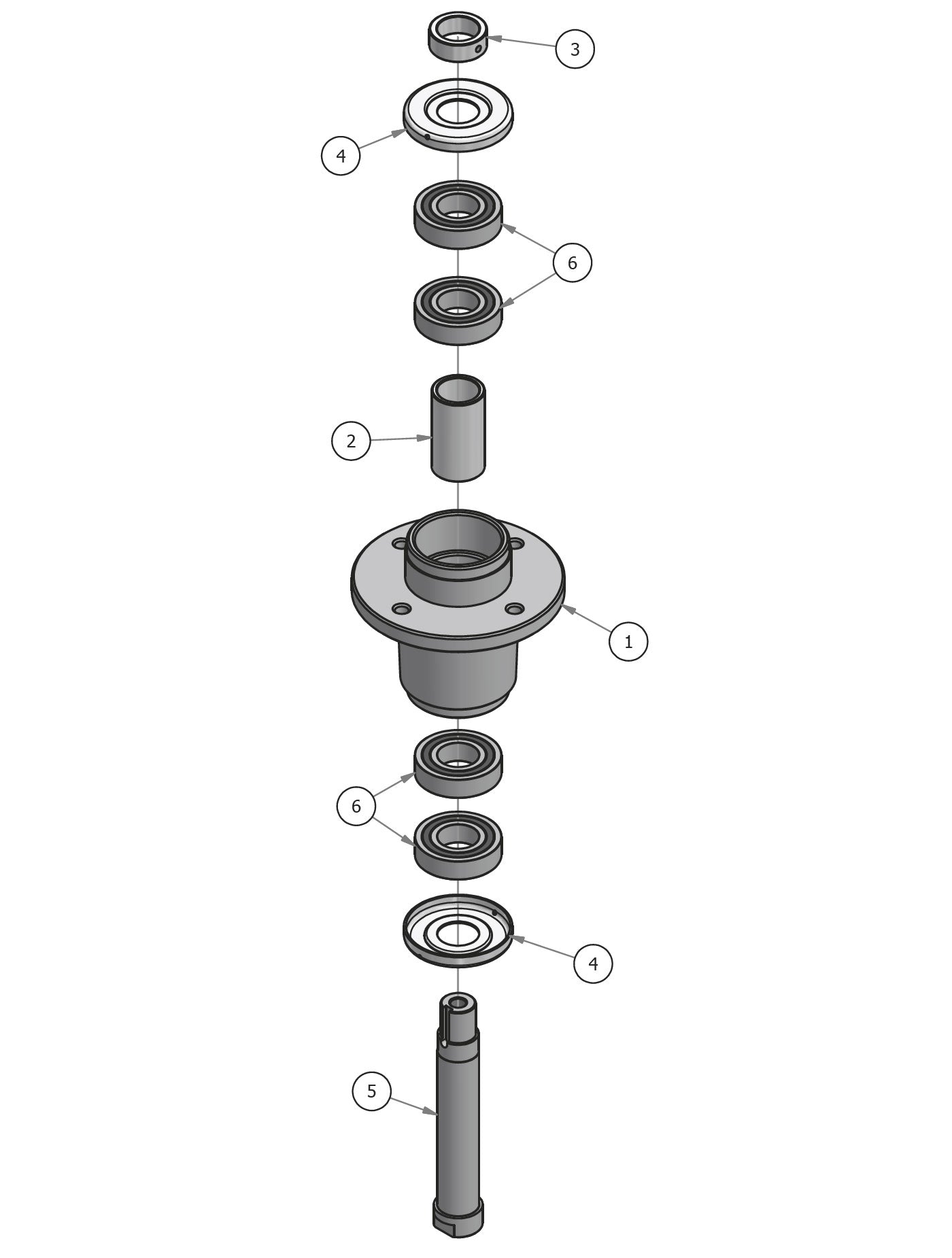 Double Bearing Spindle