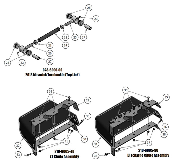 Turnbuckle & Chute Assembly