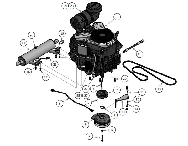 Carbureted 824cc Yamaha