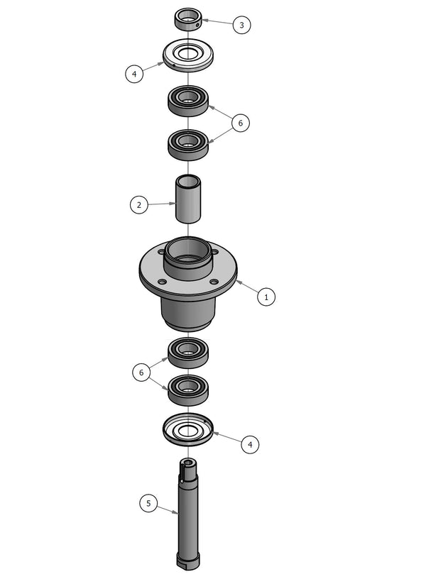 Double Bearing Spindle