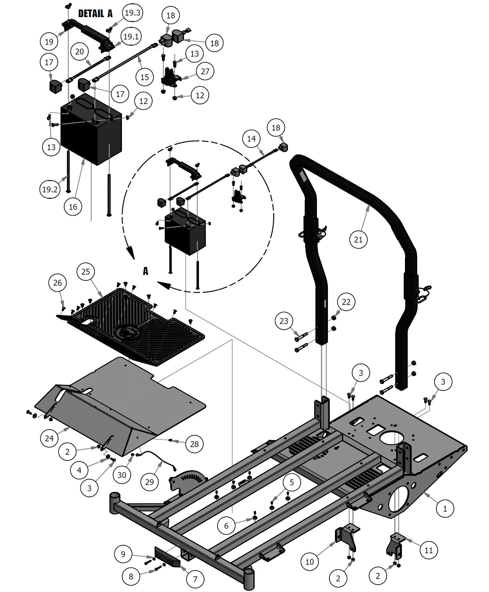 Floorboard & Battery