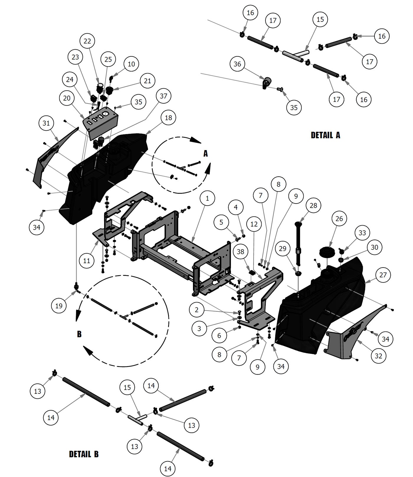 Gas Tank Assemblies