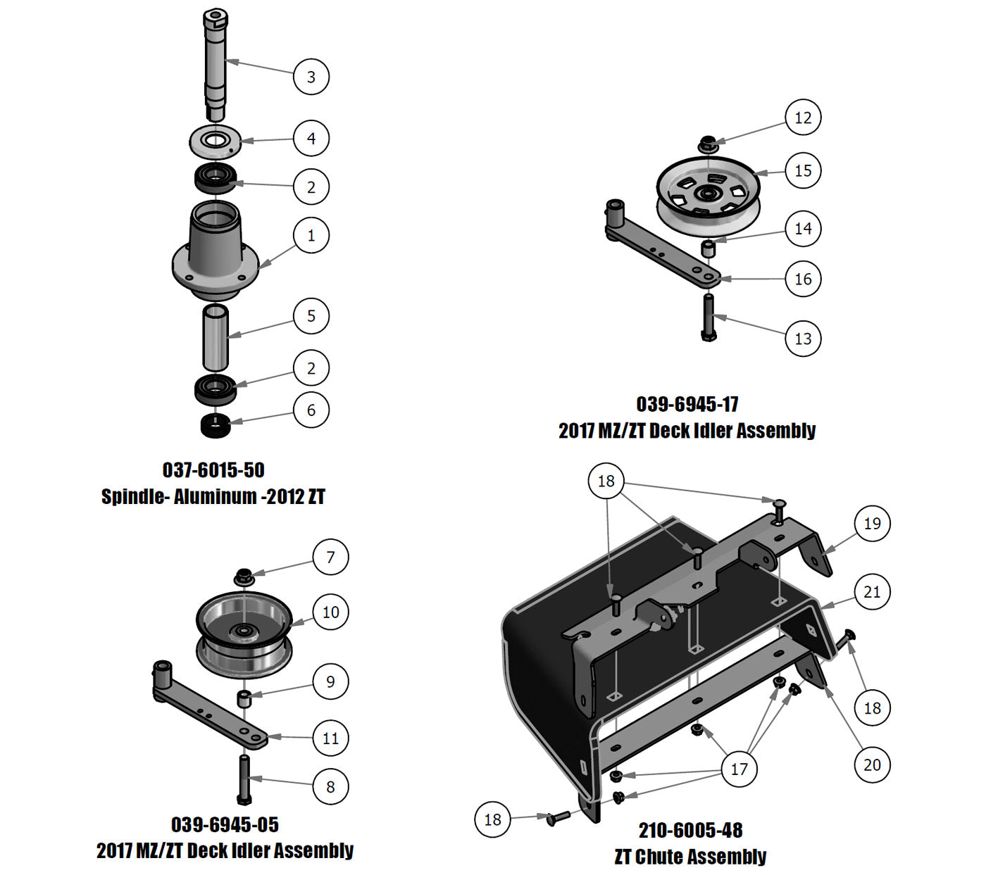 Deck Sub-assemblies