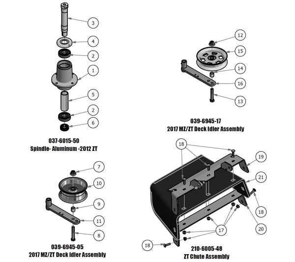 Deck Sub-assemblies