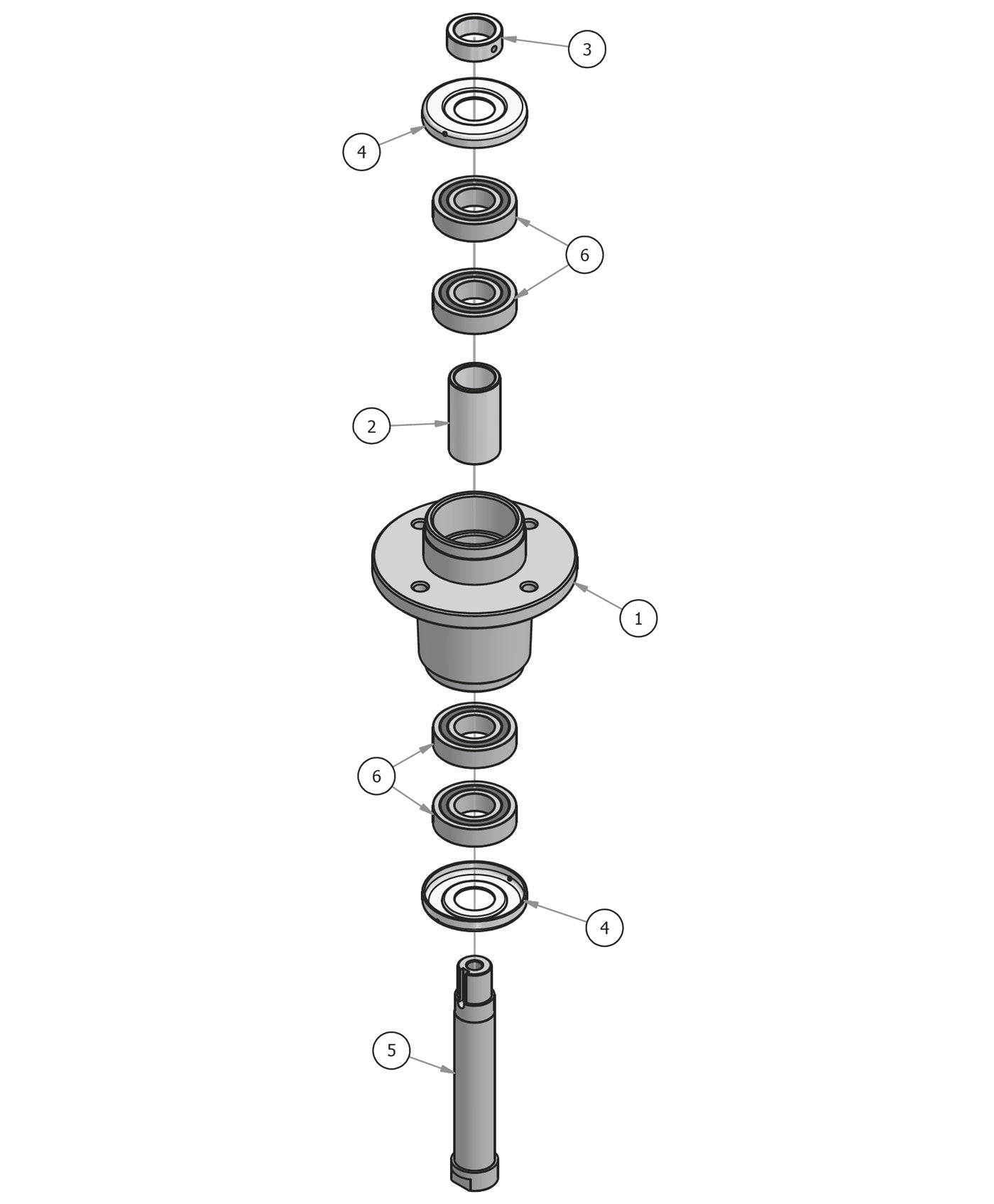 Double Bearing Spindle