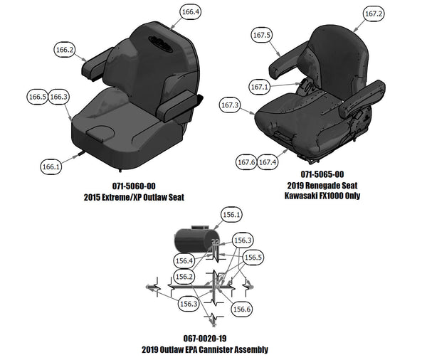 Seat & EPA Cannister