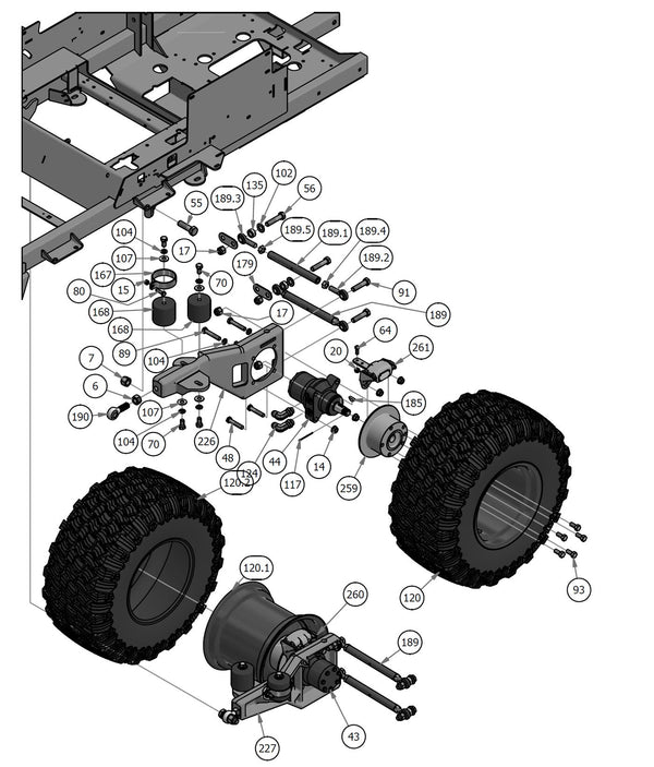 Rear Swing Arms