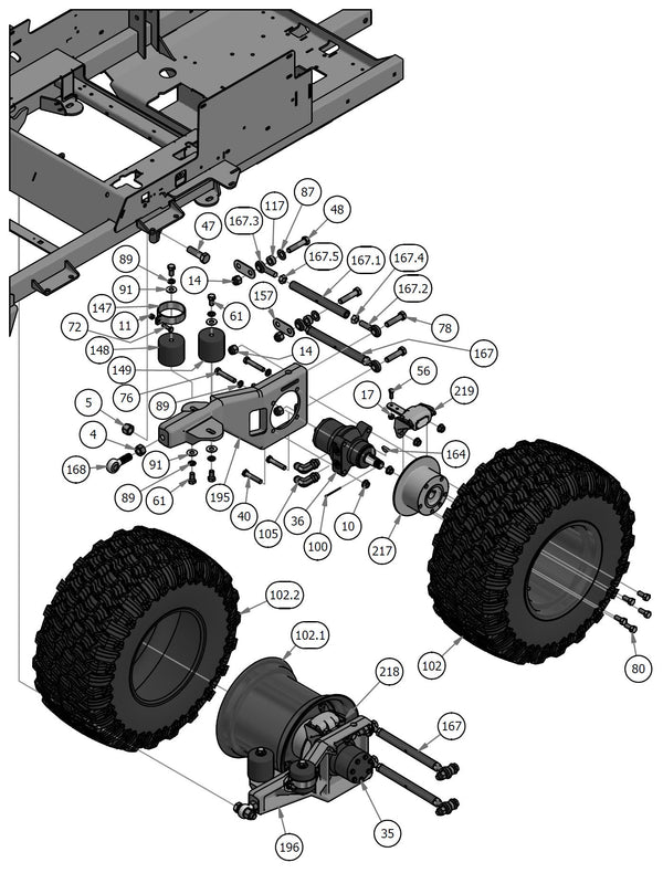Rear Swing Arms