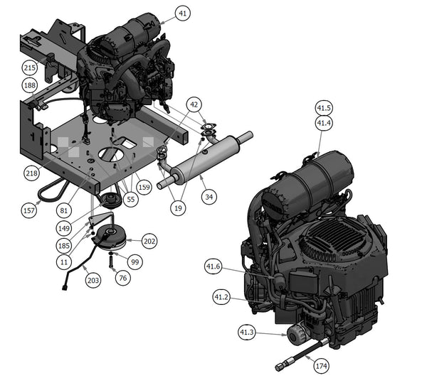 824cc Kohler EFI 33hp